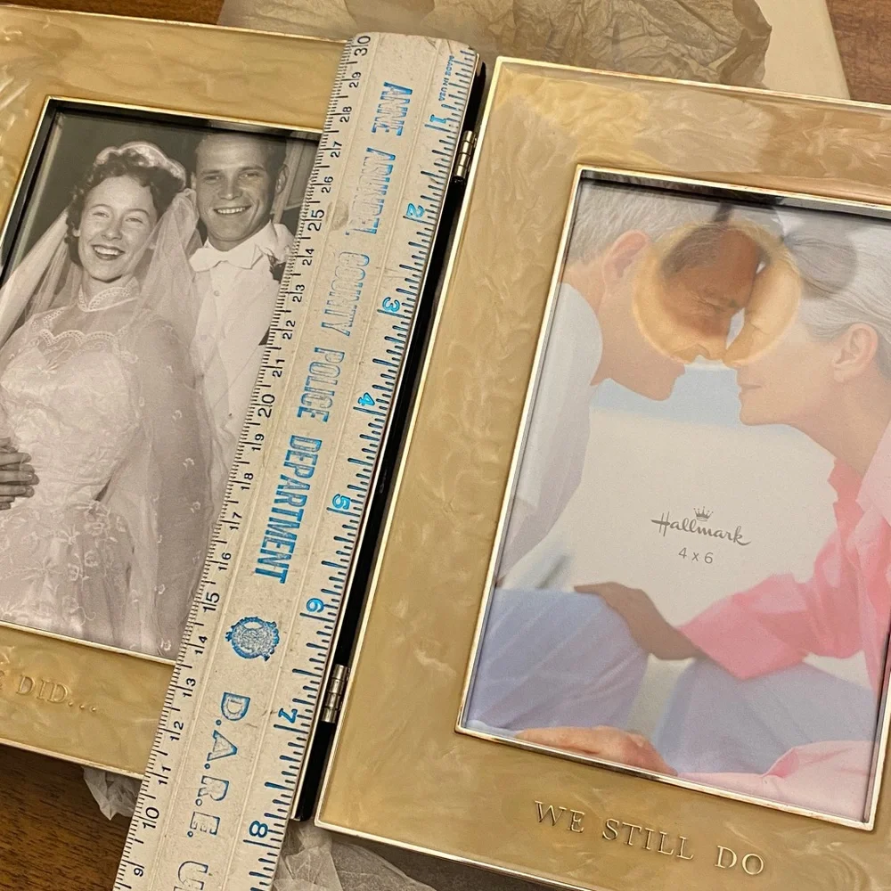 LAST HALLMARK Double 4x6 Anniversary Picture Frame